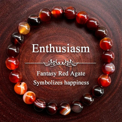 Bracelet Tigereye Amethyst Malachite Agate Watermelon Tourmaline Turquoise Bracelet