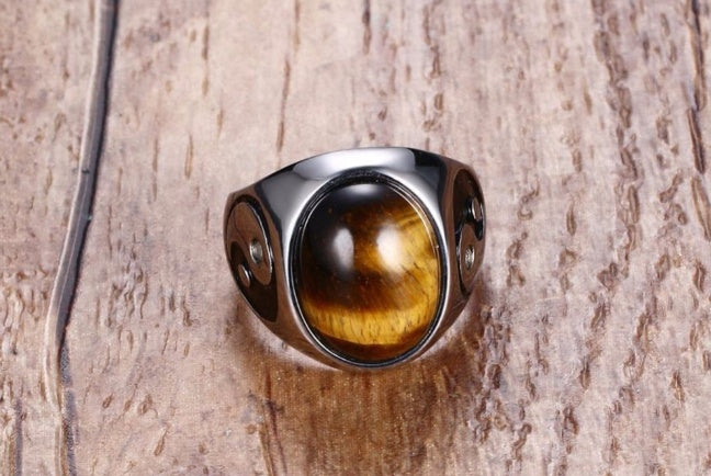 TIGER EYE LUCKY RING