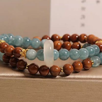 Double Ring Bracelet Female New Chinese Style Light Luxury Minority Exquisite