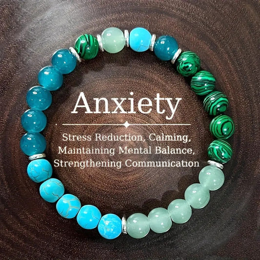Bracelet Tigereye Amethyst Malachite Agate Watermelon Tourmaline Turquoise Bracelet