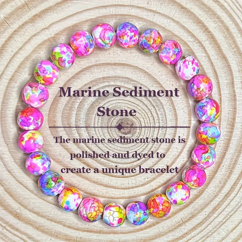 Bracelet Tigereye Amethyst Malachite Agate Watermelon Tourmaline Turquoise Bracelet